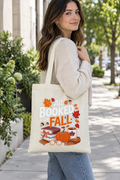 Everyday Canvas Tote Bag- Fall Theme