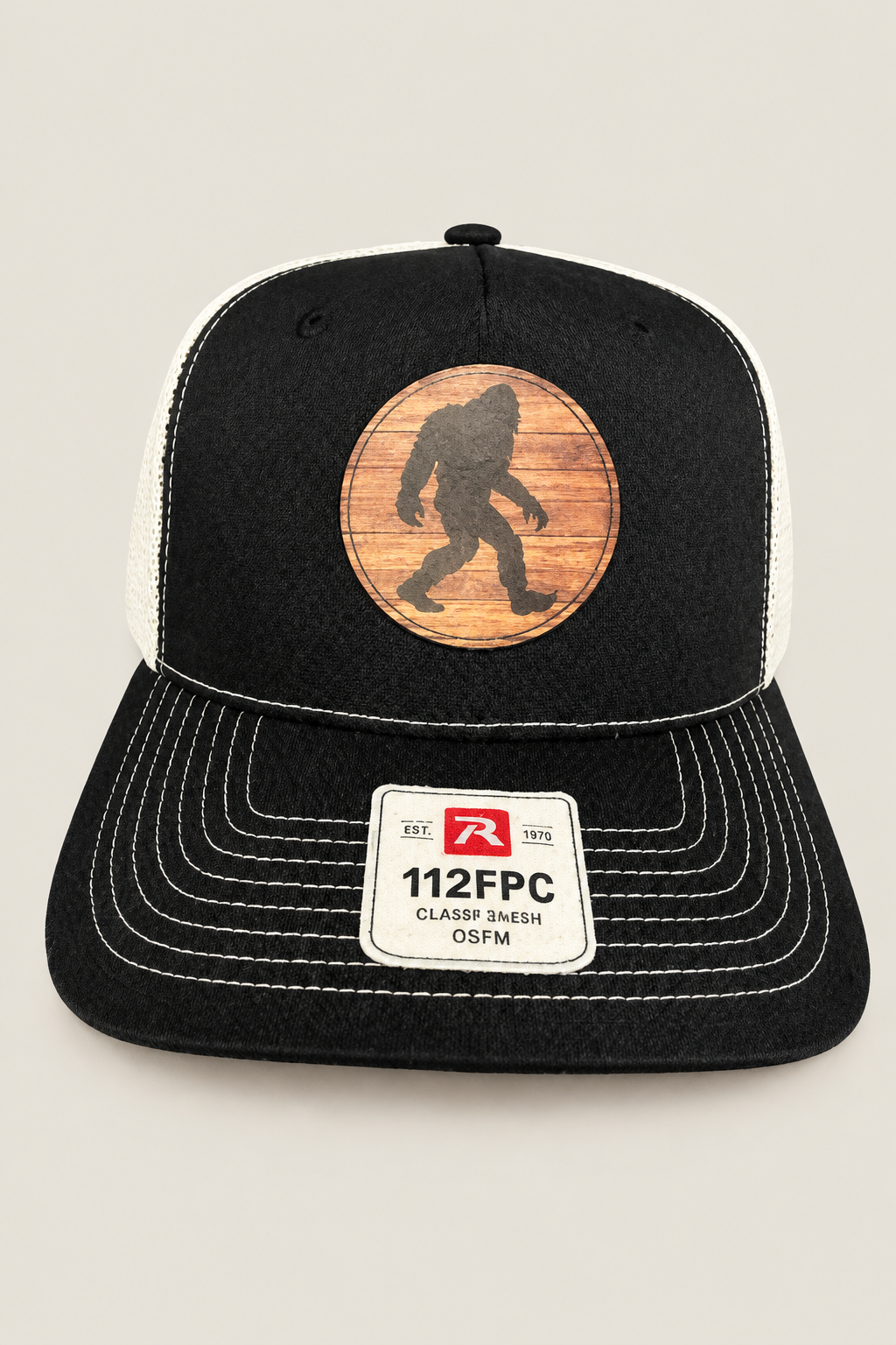 Richardson 112 Sasquatch-Big Foot UV patch 5 panel Trucker Hat