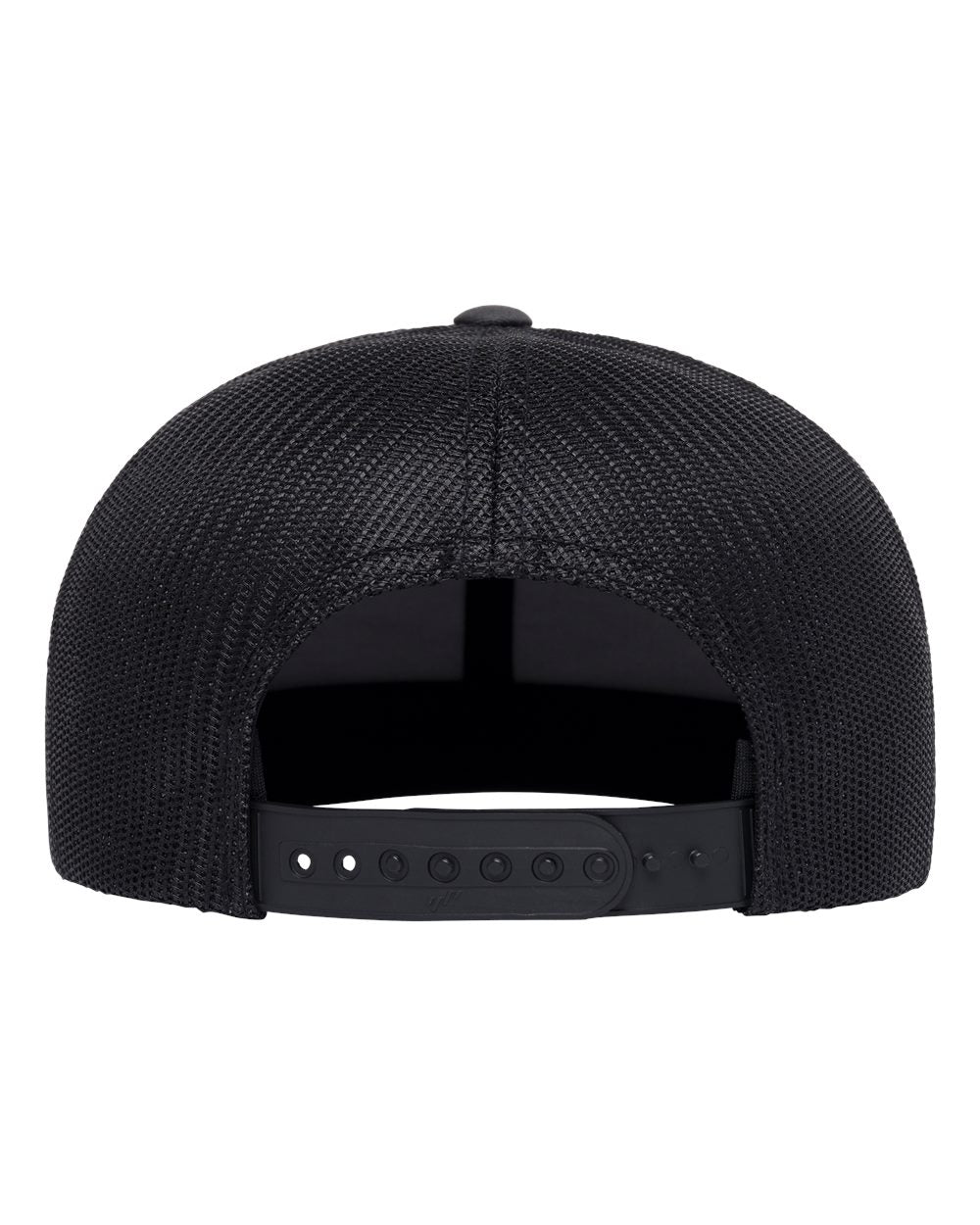 YP Classic I'm Your Huckleberry Patch 6 Panel Retro High-Profile Trucker Hat - Char/Black