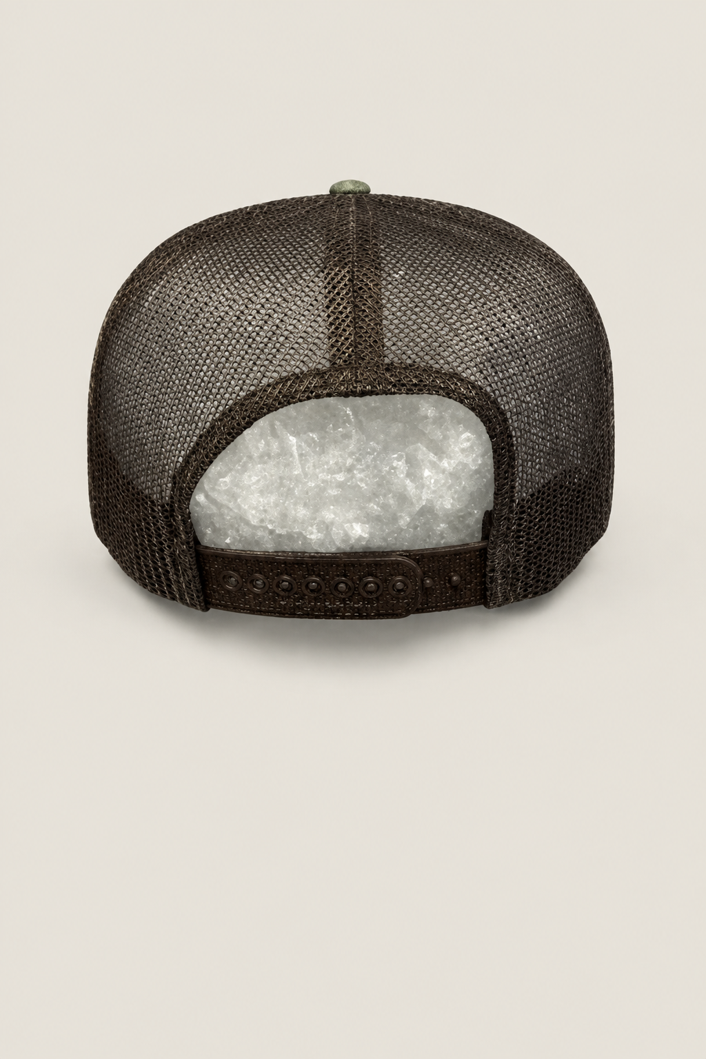 Richardson 112 Largemouth Bass UV patch 5 panel Trucker Hat - Brown/Olive/Cream