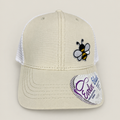 Infinity Her Six Panel Honeybee cloth patch Trucker Hat