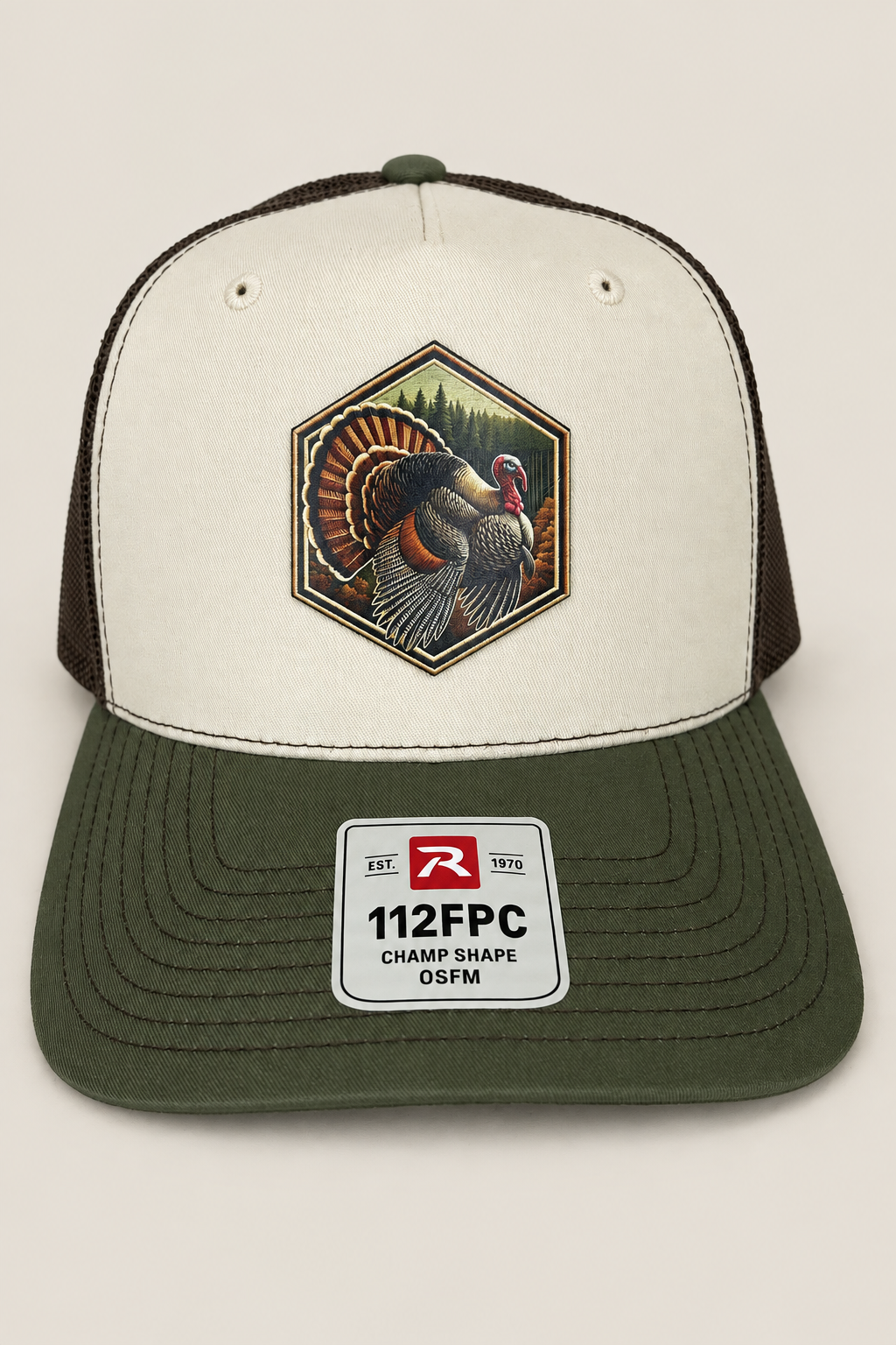 Wild Turkey Richardson 112 Five panel Trucker Hat