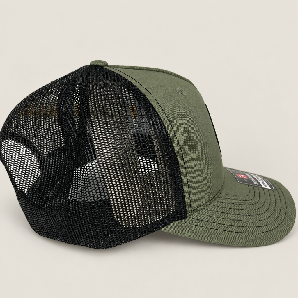 Richardson 112 Bass Fishing UV patch 5 panel Trucker Hat